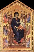 Madonna and Child Enthroned with Six Angels Duccio